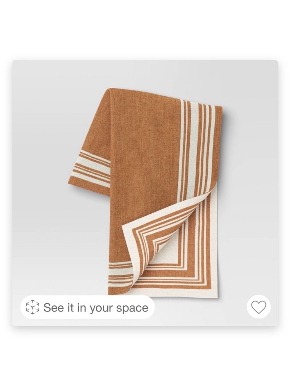 Studio McGee 50” x 60” Tan/Cream Striped Throw Blanket